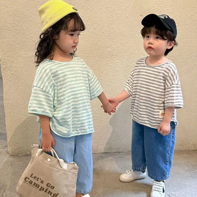【80-150】2023新作 シンプル系デニムパンツ