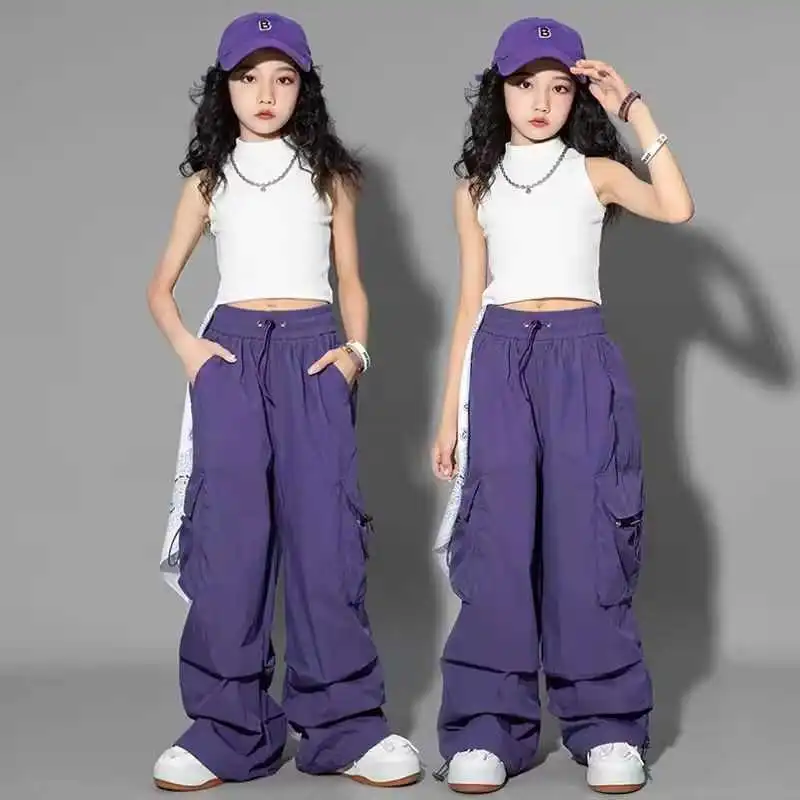 【120‐170】10色展開 無地 ゆったり 練習着 ダンス 衣装 ヒップポップ  キッズ 子供 服 ジュニア 女の子 パンツ ボトムス