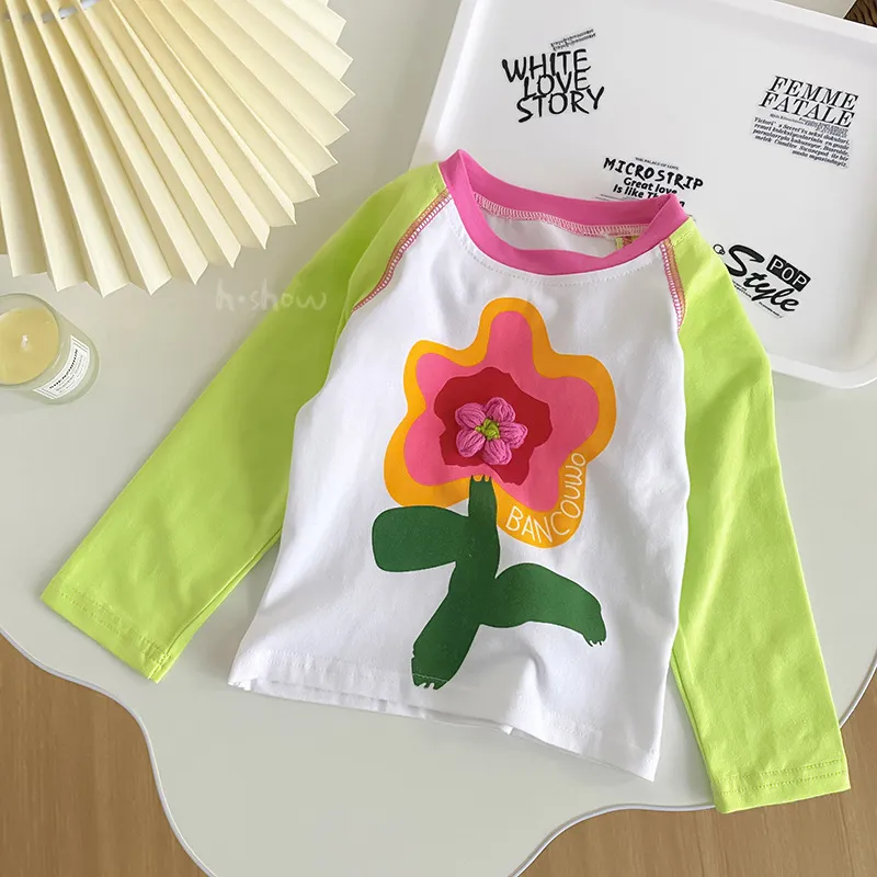 【80-120】 切り替え アルファベット 春秋 子供服 女の子 キッズ トップス スウェット