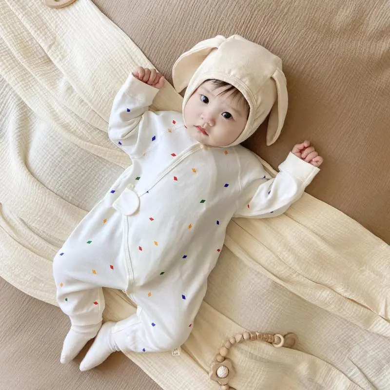 【66-90】人気急上昇 カジュアル 上質 売れ筋  肌触りいい  カートゥーン ロンパース