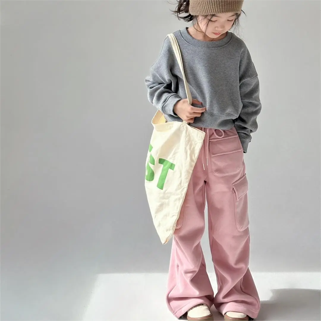 【110-160】単品注文 可愛い スタイリッシュ 気質よい あつさり 上質 合わせやすい トレーナー パンツ