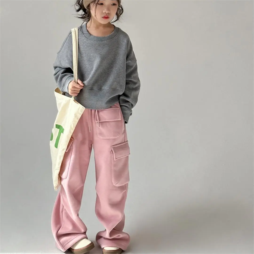 【110-160】単品注文 可愛い スタイリッシュ 気質よい あつさり 上質 合わせやすい トレーナー パンツ