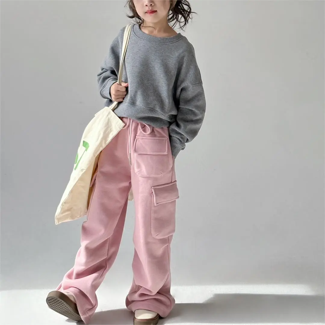 【110-160】単品注文 可愛い スタイリッシュ   気質よい あつさり 上質 合わせやすい トレーナー パンツ