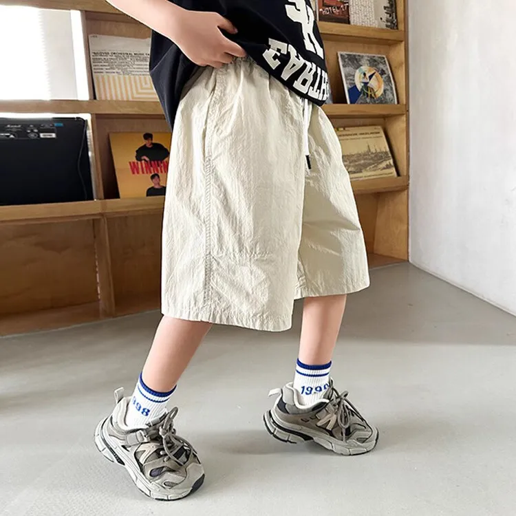 【110-170cm】多色展開 新品殺到 着回し力抜群 無地 男の子 ボトムス