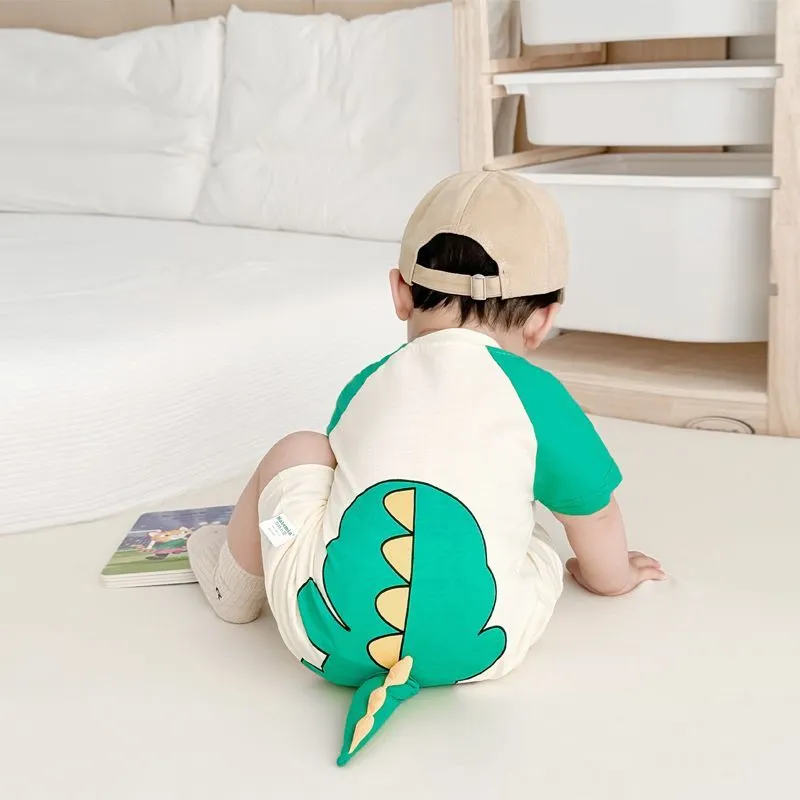 【66-100cm】新登場 可愛いデザイン 心地よい カートゥーン 半袖 ベビー 赤ちゃん ロンパース