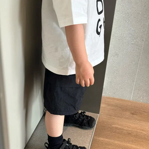 【80-130cm】每日更新 超快適 カジュアル アルファベット 半袖 コットン 男の子 Tシャツ トップス