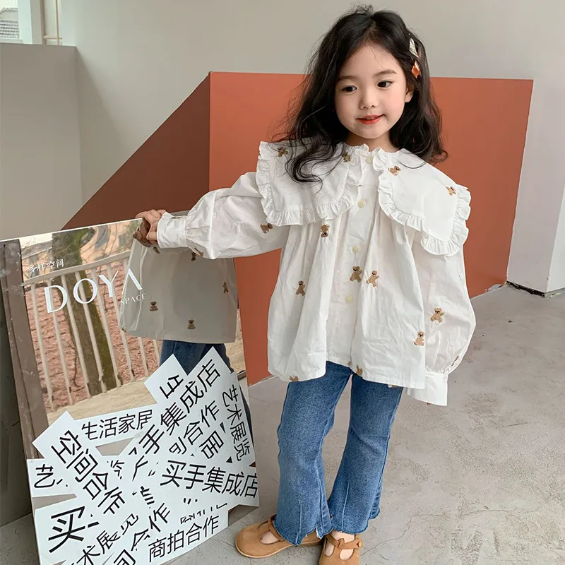 【80-140cm】 定番 ファッション 合わせやすい 無地 女の子 デニム パンタロン パンツ