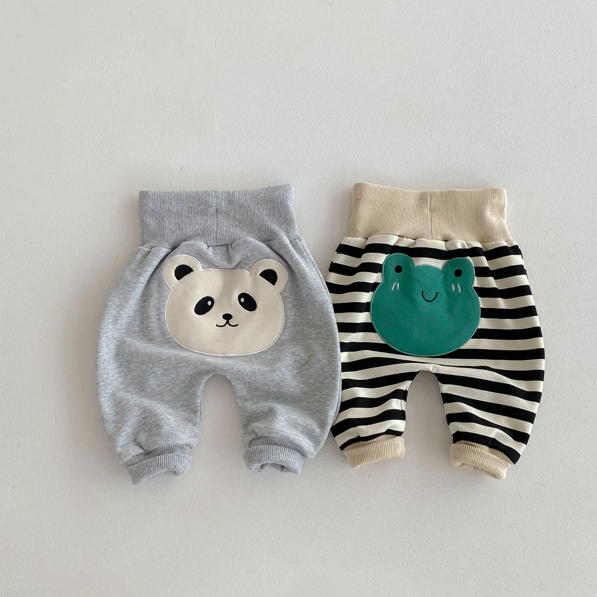 【66-100cm】秋新作 カジュアル ファッション カートゥーン 二色選べる 男ベビー パンツ