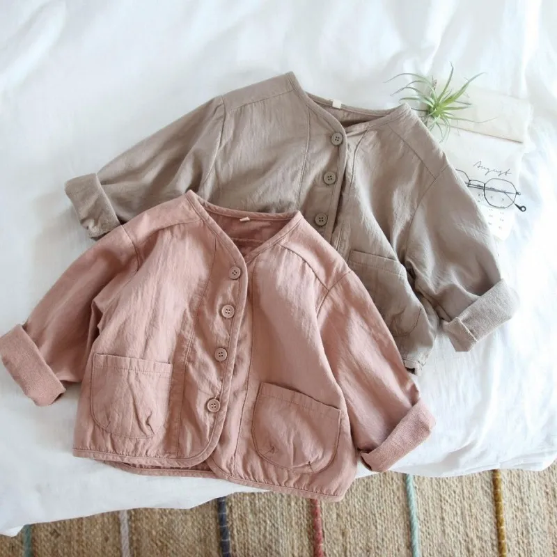 【80-130cm】絶対欲しい!シンプル 着心地良い 合わせやすい カジュアル アウター