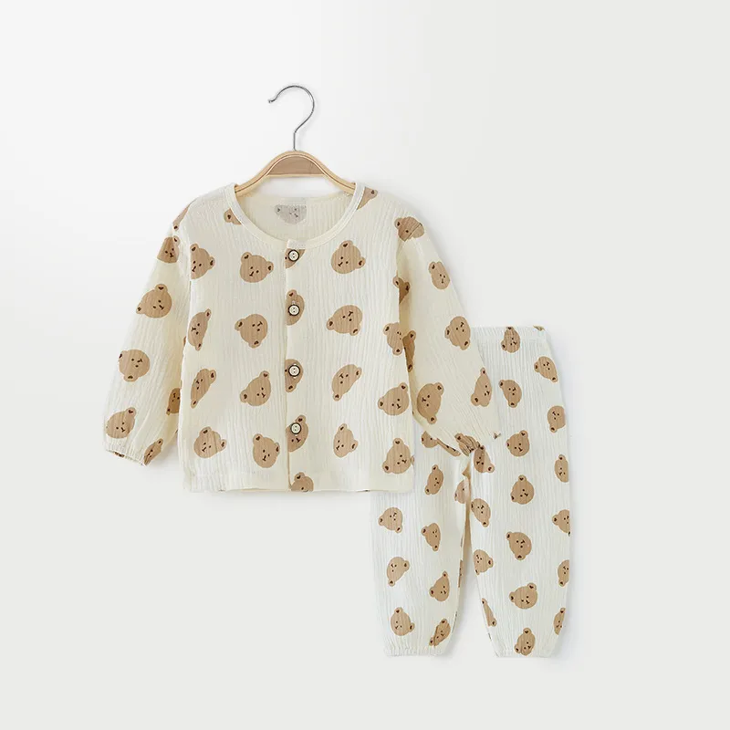 【80-120cm】絶対見逃さないで  可愛い カートゥーン  5色選べる  男女限らず パジャマ