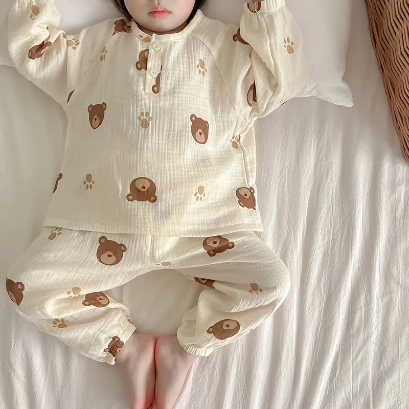 【80-130cm】大人気  可愛い カートゥーン  肌触りがソフト 6色選べる  男女限らず パジャマ