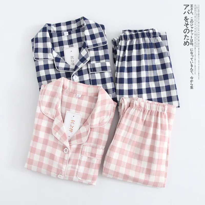 【110-150cm】大人気  定番 カジュアル 肌に優しい  チェック柄 3色選べる  男女限らず パジャマセット