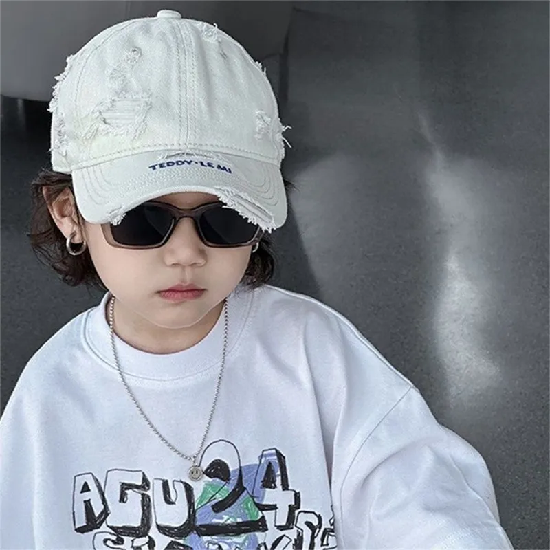 個性 レトロ ダメージ キッズ 帽子 ハット おしゃれ かっこいい キャップ