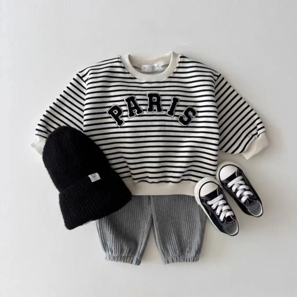 【73-100cm】合わせやすい カジュアル  ファッション  着やすい  ベビー  トレーナー