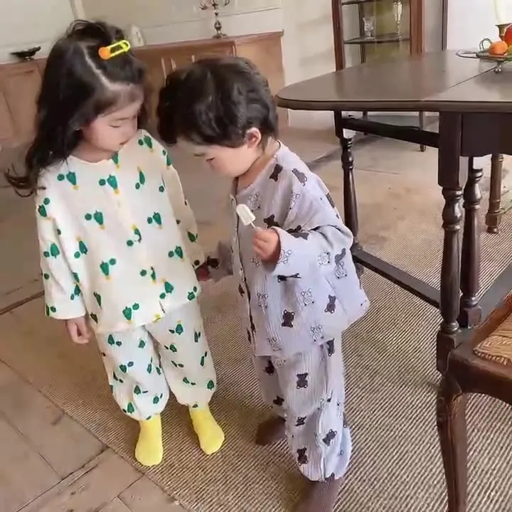 【90-140cm】絶対後悔しない  肌に優しい  ファッション カートゥーン 可愛い 多色選べる  男女限らず パジャマ