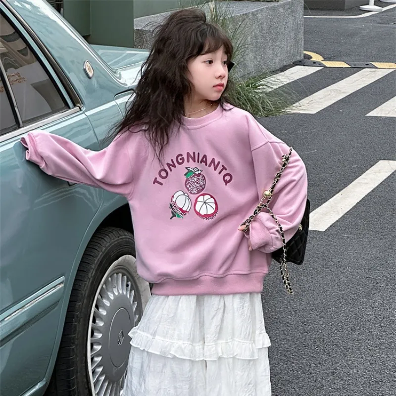 【120-170cm】人気商品 売れ筋  合わせやすい  ins風  カジュアル  カートゥーン  女の子  トレーナー