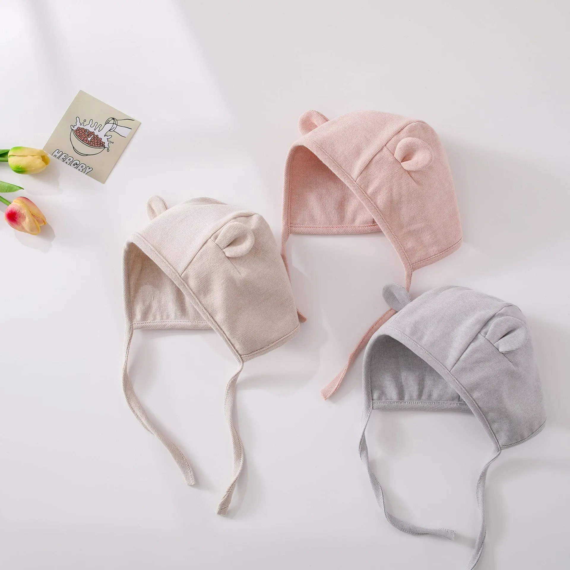 絶対後悔しない  シンプル  肌触りがソフト  合わせやすい  多色選べる 無地 ベビー 帽子