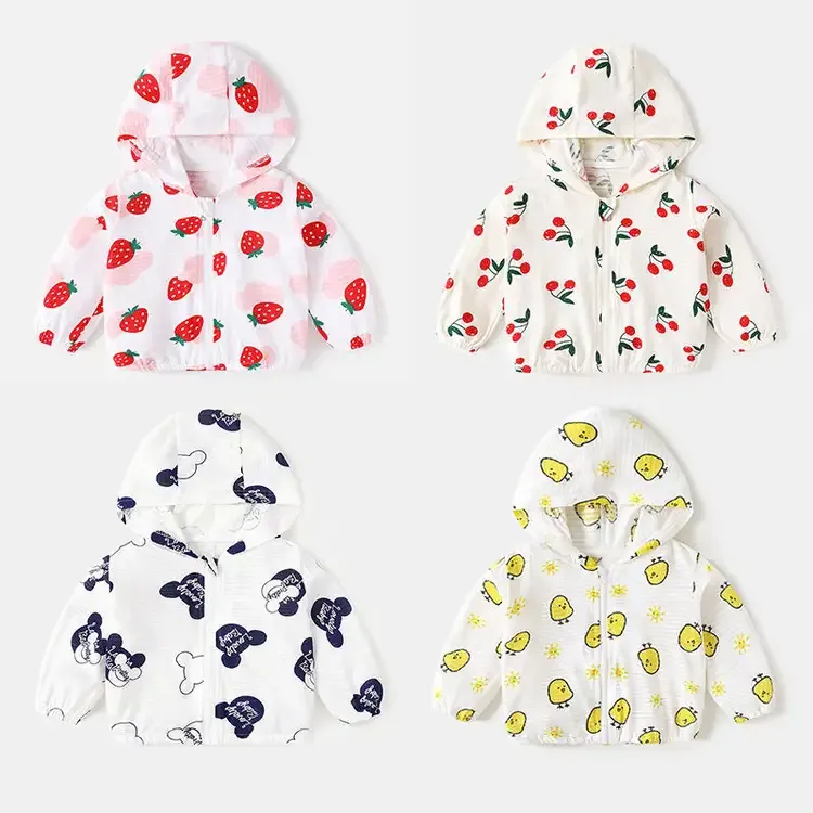 【73-110cm】人気上昇中 キュート  合わせやすい  かわいい 日常 女の子 フード付き アウター