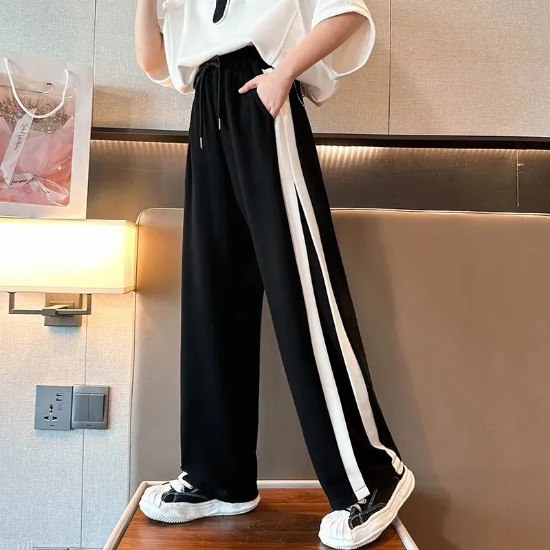 【120-170cm】人気商品 売れ筋 合わせやすい ファッション 定番 カジュアル 女の子 ワイドパンツ