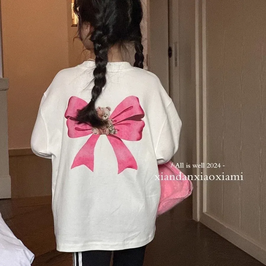【100-160cm】特別なデザイン 存在感アップ カジュアル おしゃれ ファッション 女の子 長袖 Tシャツ