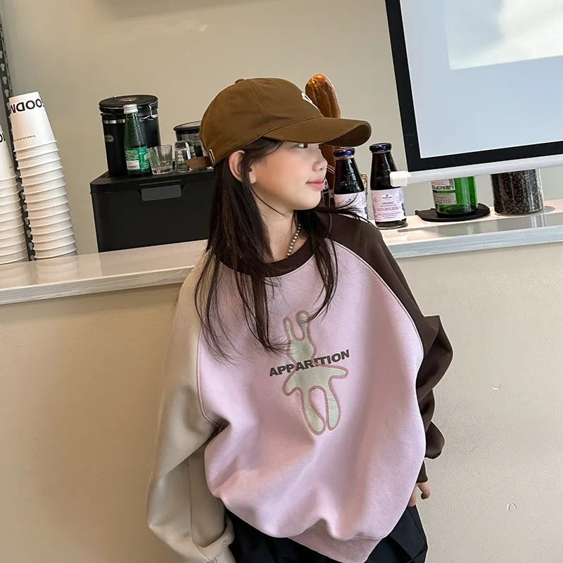 【120-170cm】人気上昇中  秋新作  カジュアル  おしゃれ  合わせやすい  ガーリッシュ  女の子 トレーナー