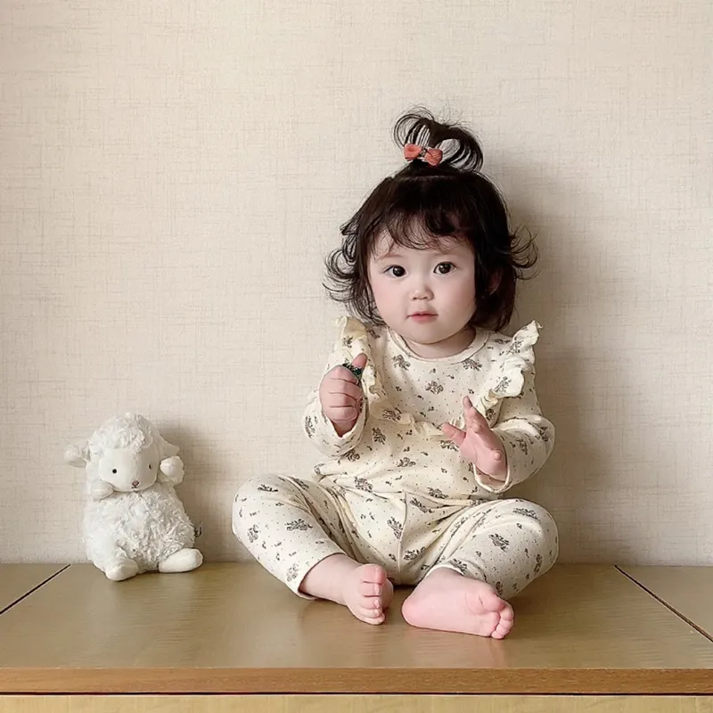 【66-100cm】絶対欲しい  超可愛い  ファッション  花柄  肌に優しい  おしゃれ  ベビー  パジャマ