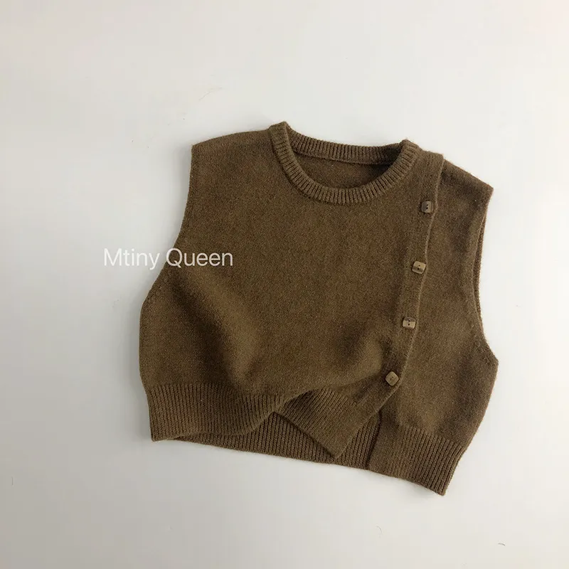 【80-130cm】おすすめ  特別なデザイン  シンプル   レトロ  ナチュラル 男の子 女の子 ベスト