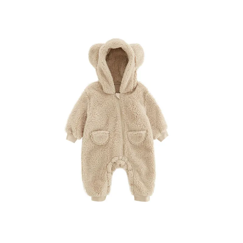 【59-90cm】多色展開 定番 秋冬 新生児 赤ちゃん 女の子 男の子 男女兼用 厚手 暖かい 防寒 軽い着ごこち ふんわり ベビー服 ロンパース