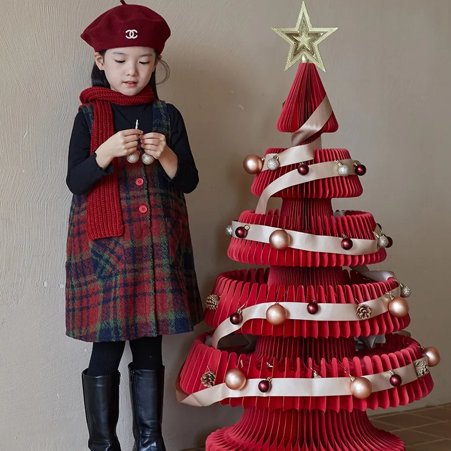 単品注文【90-140cm】一枚で視線を奪う レトロ スウィート 無地 Tシャッツ+チェック柄 ワンピース+スカーフ 子供服 女の子 3点 セットアップ