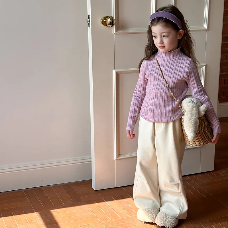 【90-150cm】多色選べる着回し力抜群 無地 カジュアル キュート 女の子 トップス