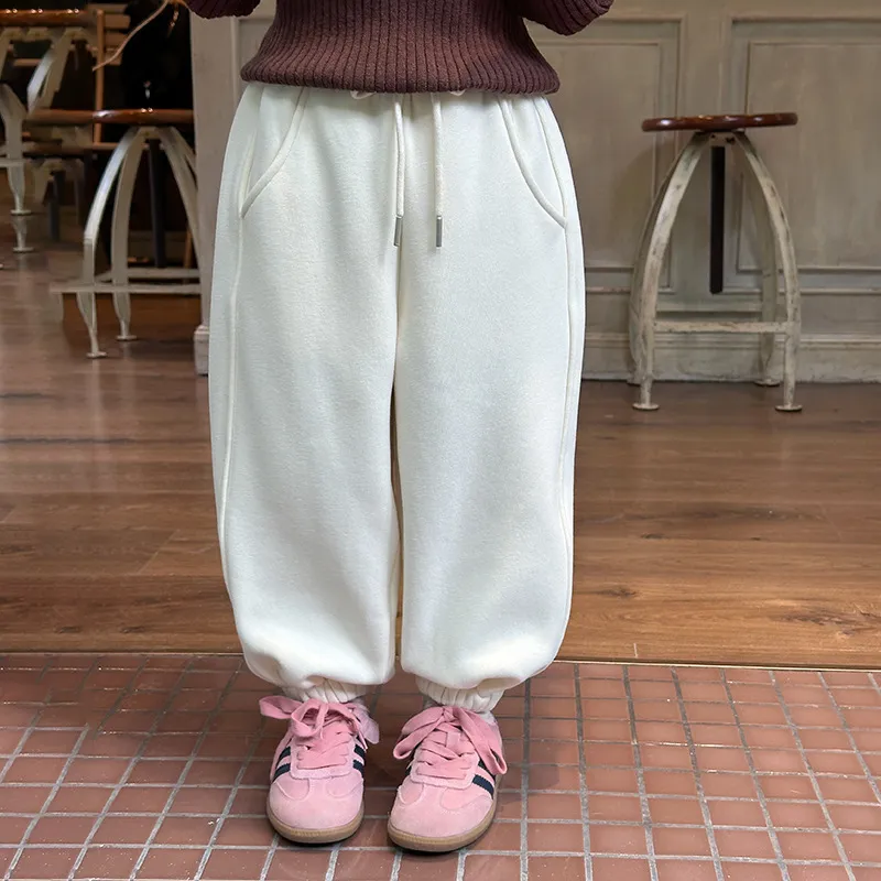 【90-150cm】6色選べる 着回し力抜群 シンプル カジュアル 秋冬 無地 女の子 ボトムス