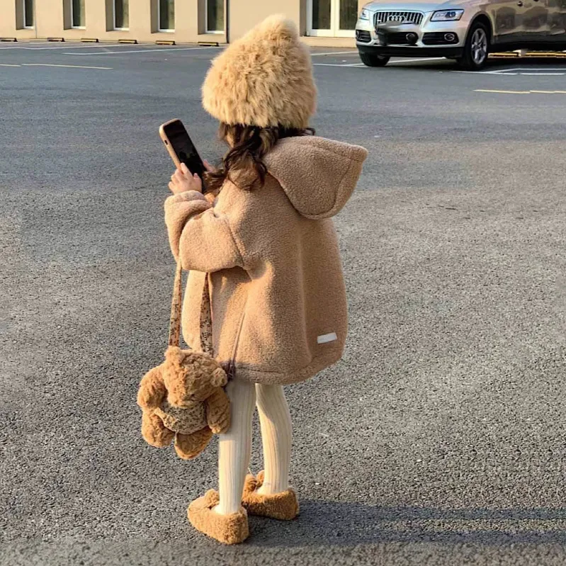 【90-130cm】とっておきの一枚に カジュアル スウィート キュート 無地 子供服 女の子 秋冬 パーカー トップス