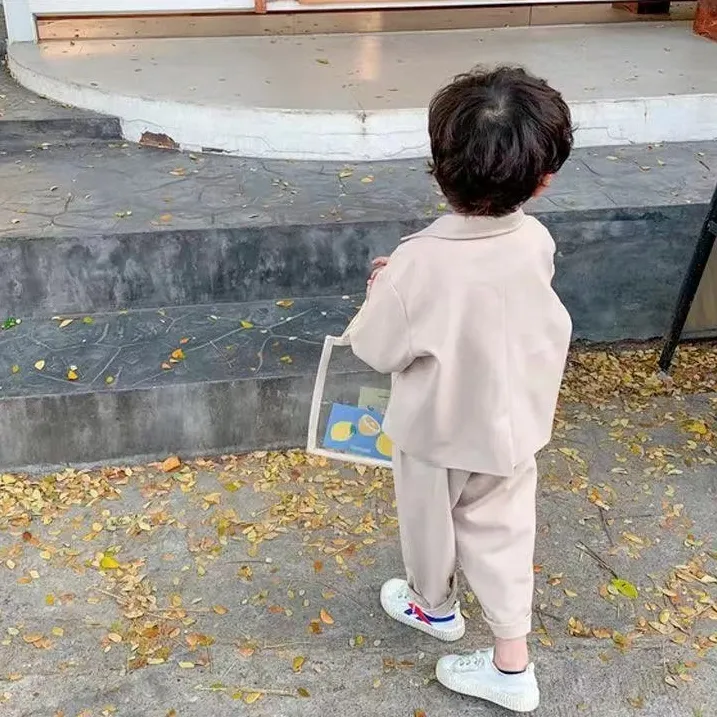 【90-140cm】3色選べる おしゃれ度アップ 男の子 子供スーツ フォーマル セットアップ