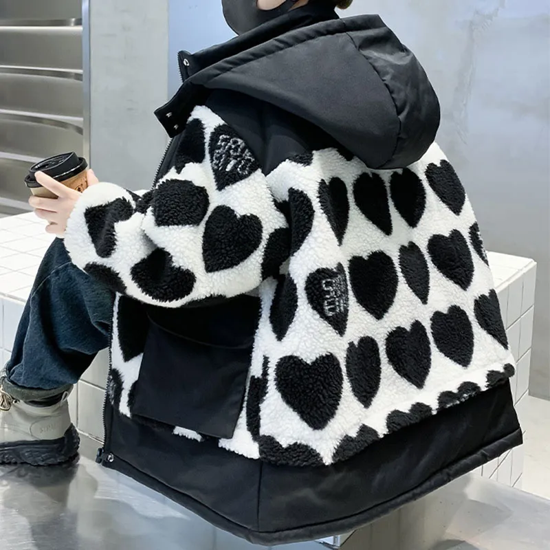 120-170 デザイン性抜群 秋冬 男の子 子供服 キッズ ジュニア 配色 プリント フード付き ジッパー トップス アウター