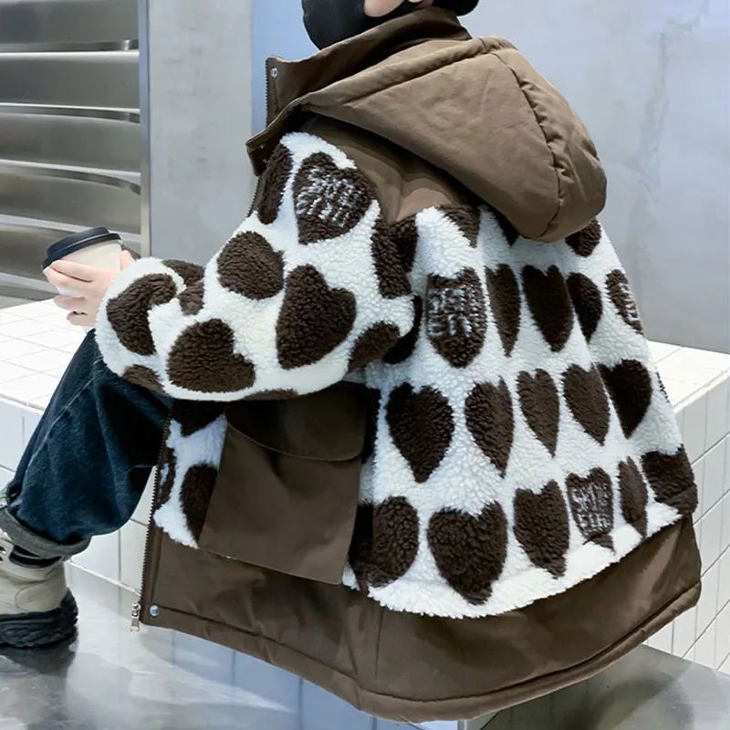 120-170 デザイン性抜群 秋冬 男の子 子供服 キッズ ジュニア 配色 プリント フード付き ジッパー トップス アウター