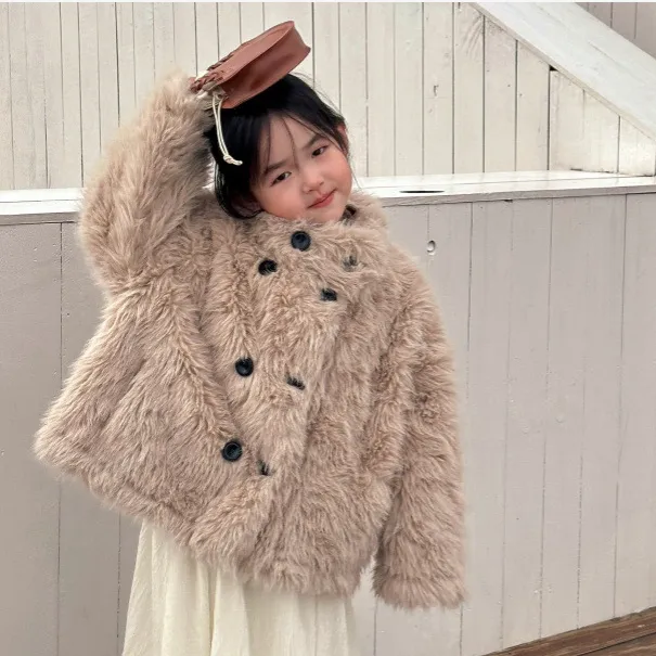 【90-140cm】存在感抜群 着心地良い セレブリティ スウィート あったか 女の子 アウター