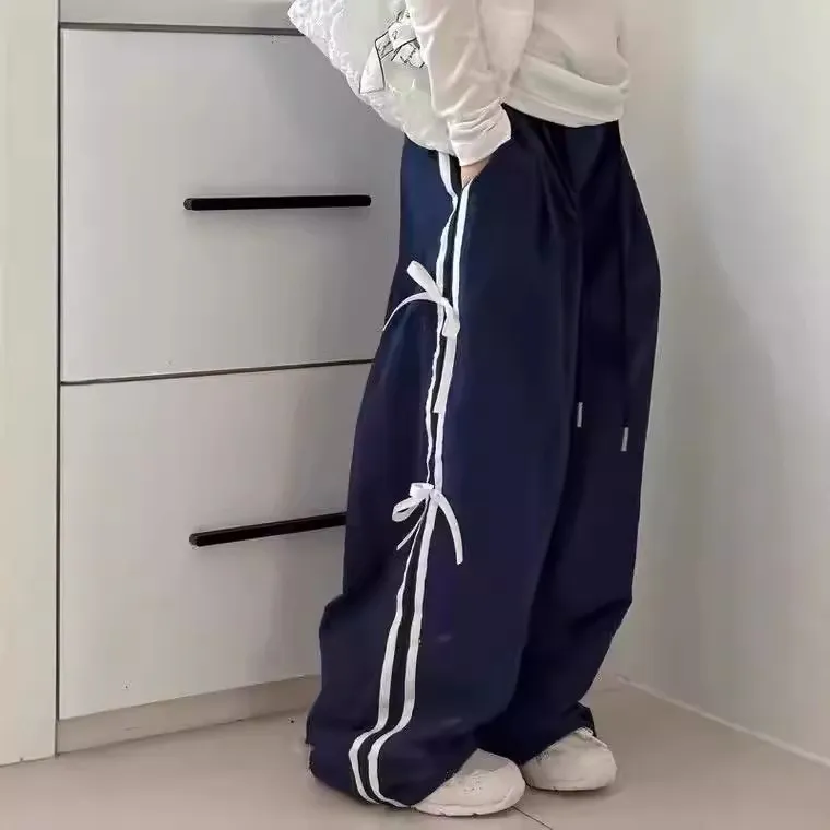 【120-170cm】今季大注目 おしゃれ 女の子 履きやすい カジュアル 合わせやすい ボウタイ 長ズボン