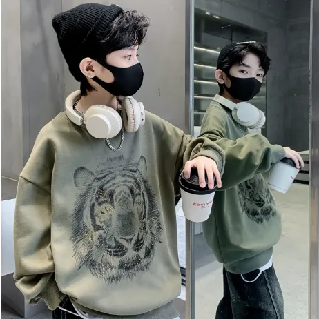 【120-170cm】超人気商品 ファッション カッコイイ カジュアル 男の子 トレーナー