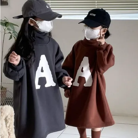 【90-150cm】絶対見逃さないで 爆売れ中 ガーリッシュ レトロ きれいめ 女の子 長袖 ワンピース