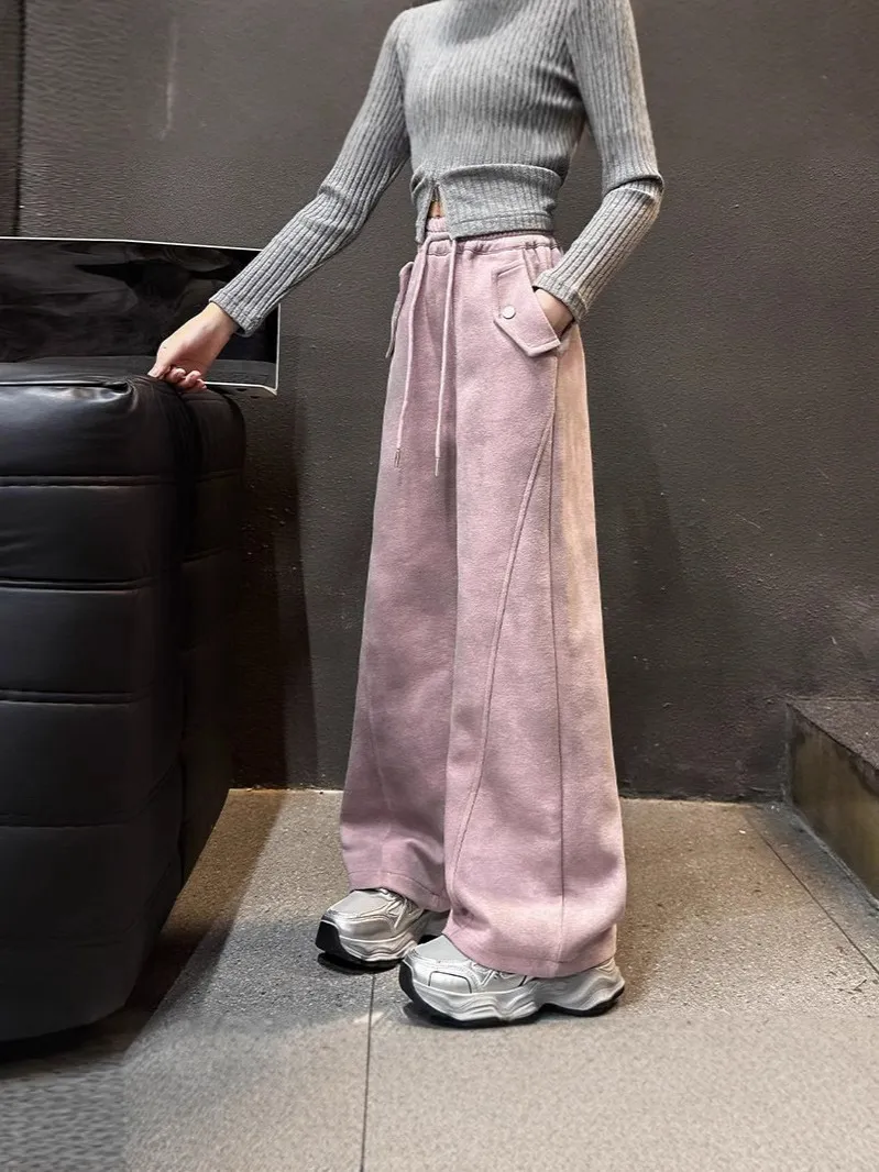 【120-170cm】よく売れる 履きやすい カジュアル おしゃれ ルーズ 合わせやすい 長ズボン