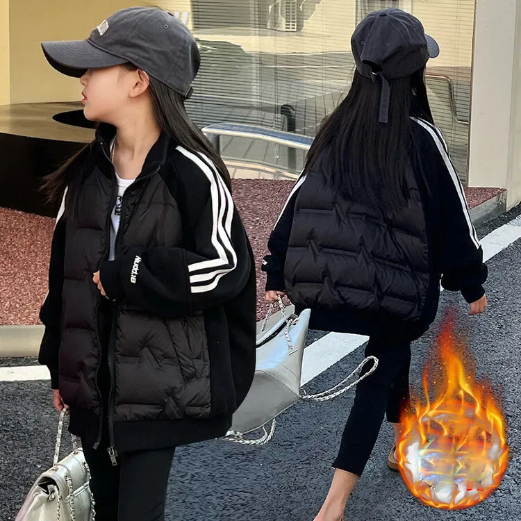 【120-170cm】絶対欲しい！女の子 防寒 あったか 人気 着心地良い 合わせやすい アウター