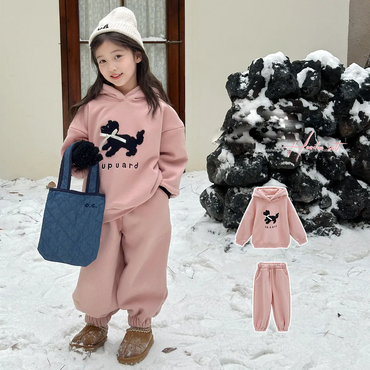 【100-160cm】二点セット 絶対欲しい！着心地良い トレンド おしゃれ 定番 トップス+長ズボン セットアップ