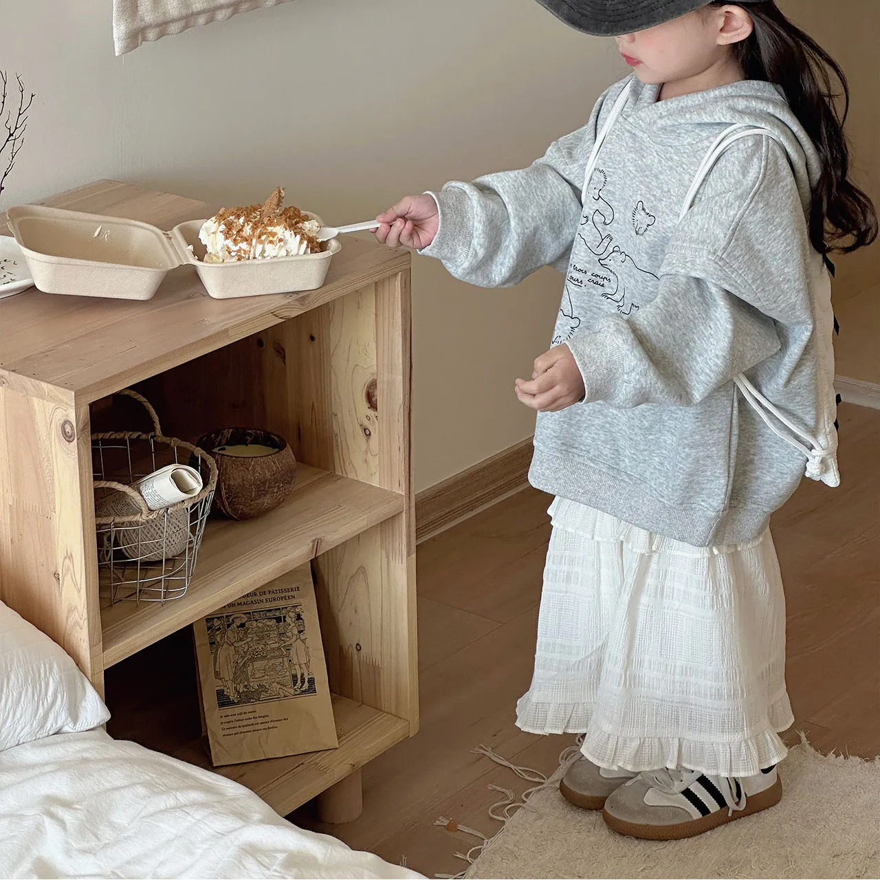 【90-140cm】毎日着たくなる 定番 清新 ins風   ガーリッシュ  スウィート  女の子 スカート