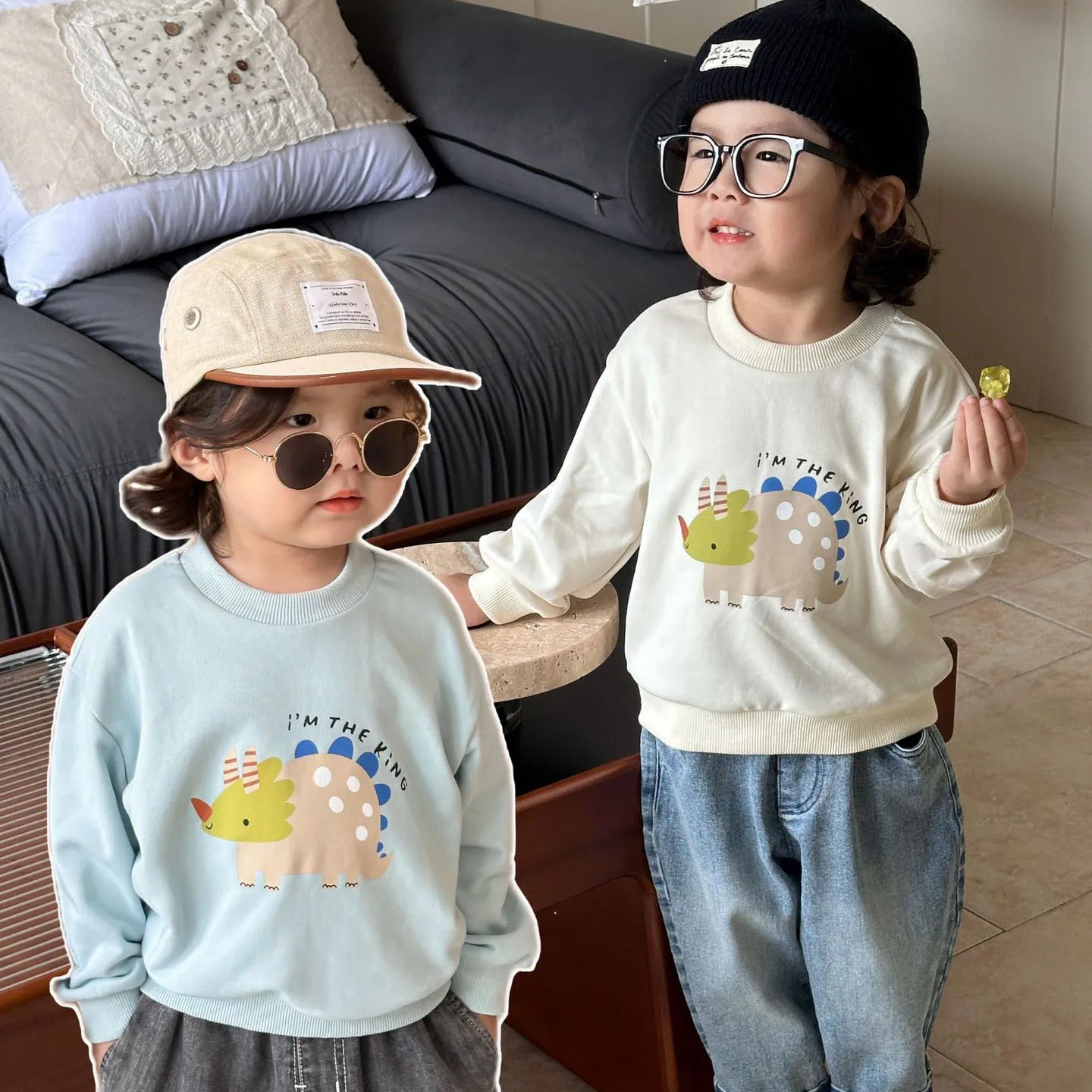 【90-140cm】超人気 楽ちん 着心地良い 合わせやすい トレンド 人気 トレーナー