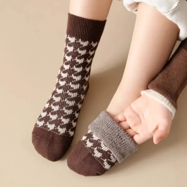【激安1円！！】超人気商品 大活躍 あったか 履きやすい 快適 レトロ 靴下 ソックス