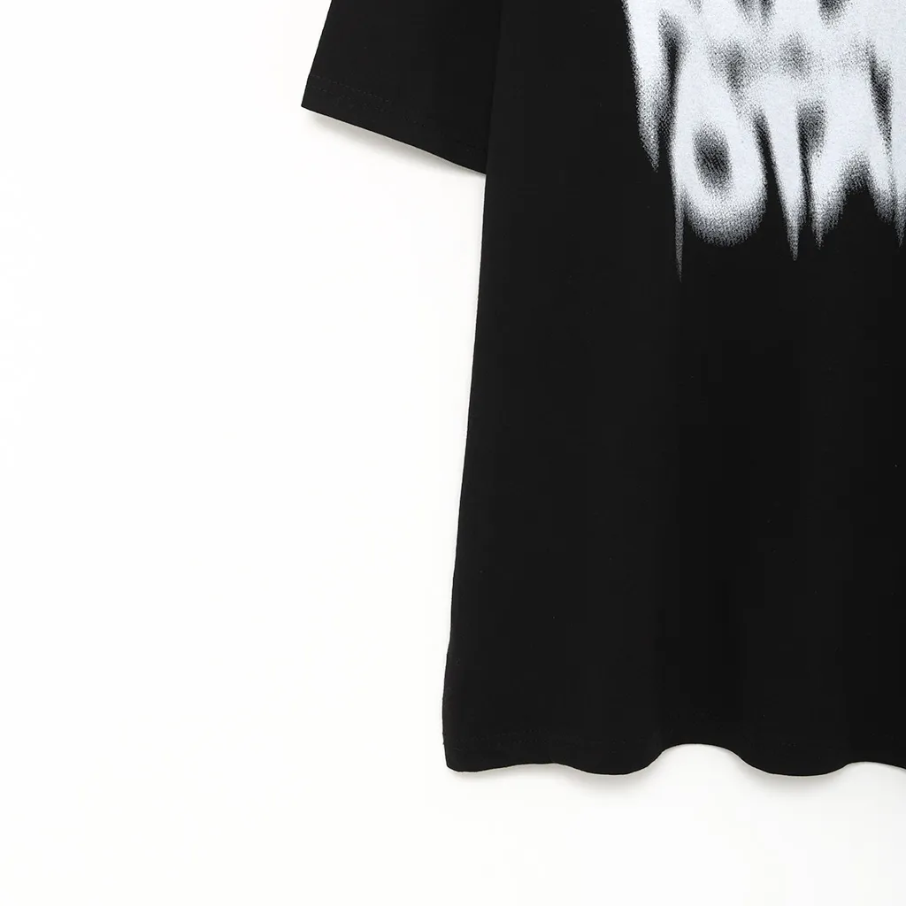 (ユニセックス)ロックプリントTシャツ