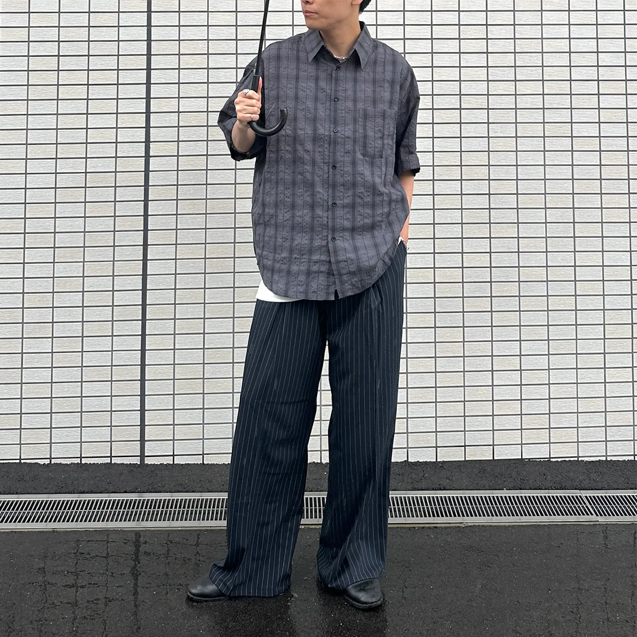 ローストライプスラックス