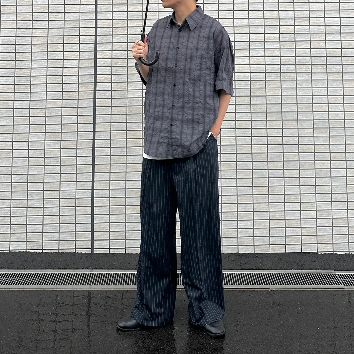 ローストライプスラックス