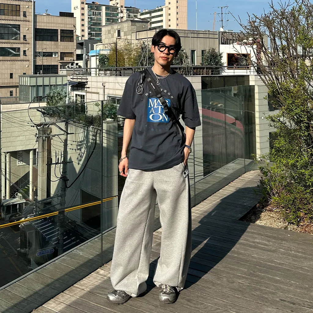サイドポイント2wayスウェットパンツ
