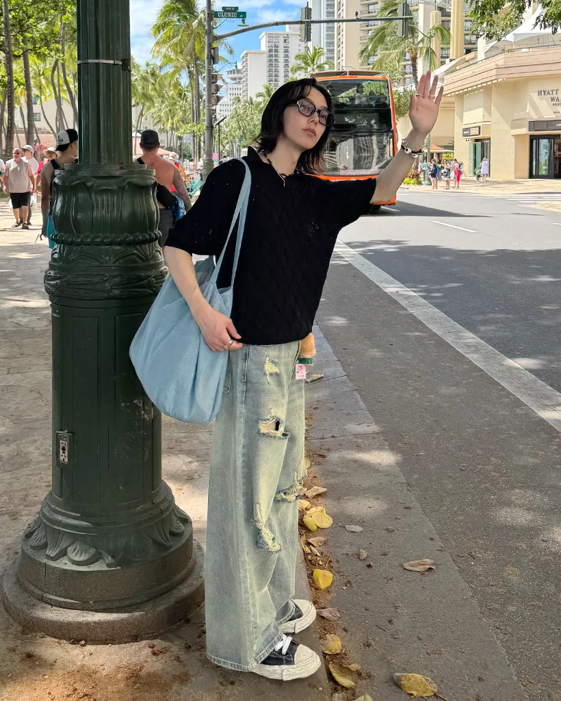 ヴィンテージカットデニムパンツ